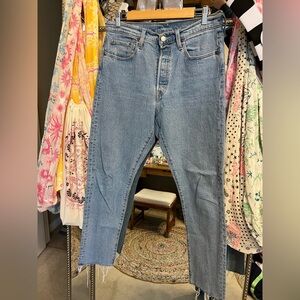 Levi's Light Wash 501 Skinny Jeans